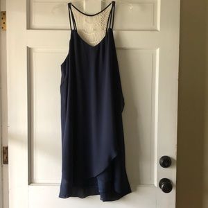 Navy blue dress. Smoke free home.